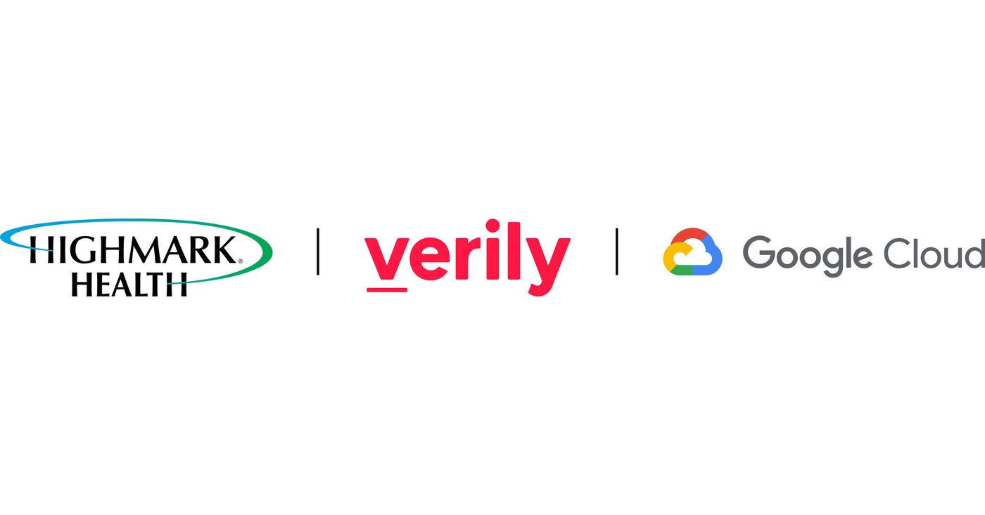 Highmark Health, Verily and Google Cloud logos